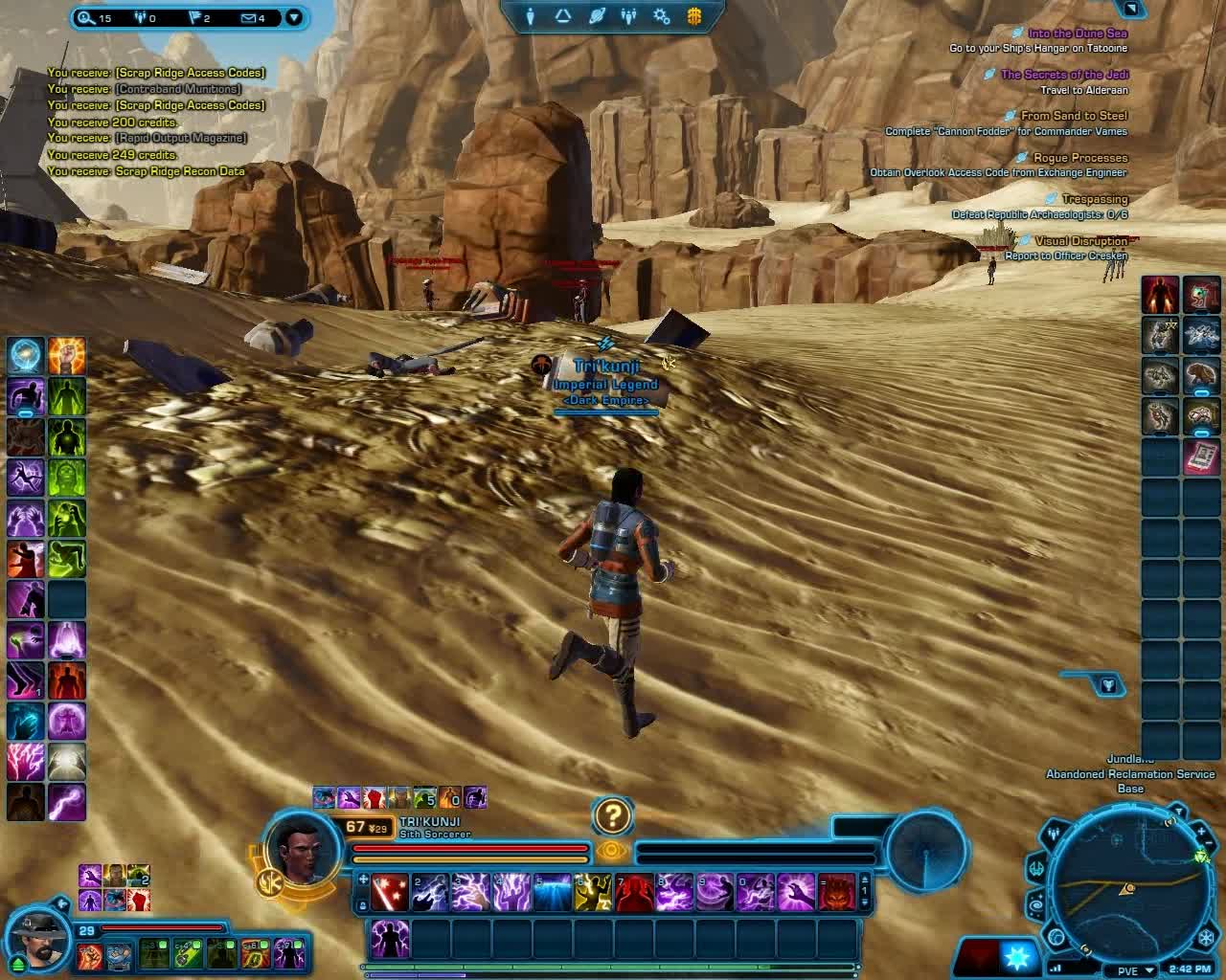 SWTOR – Sith Inquisitor -Tatooine – Fury