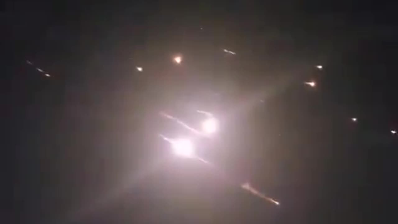 Israeli arrow 3 air defense missiles in action After attack from Iranian Missiles.