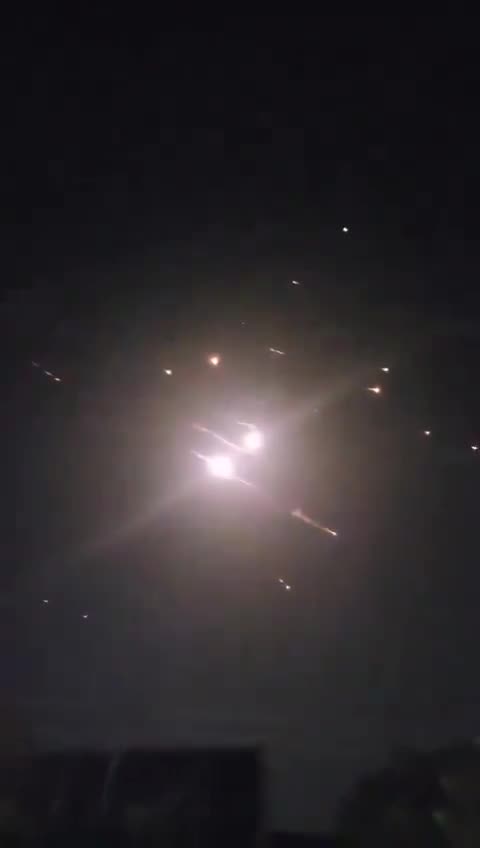 Israeli arrow 3 air defense missiles in action After attack from Iranian Missiles.