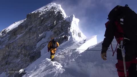 Climbing everest