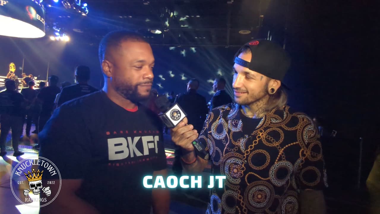 Exclusive Interview with Coach JT from Teknique Boxing at Bare Knuckle Event BKFC 53