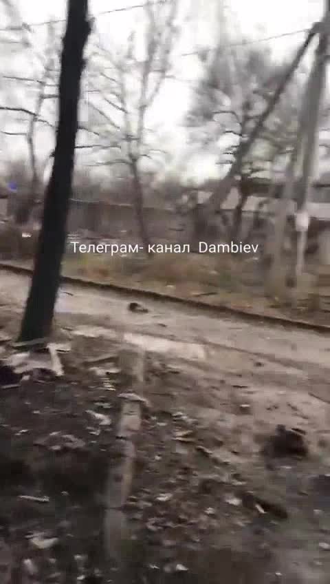 Two destroyed armored vehicles Iveco LMV (4x4) of the Ukrainian army in Artemovsk (Bakhmut)