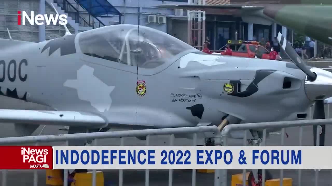 Indonesia Pamerkan Pesawat Buatan Anak Bangsa di Indo Defence 2022 Expo #iNewsPagi 06_11