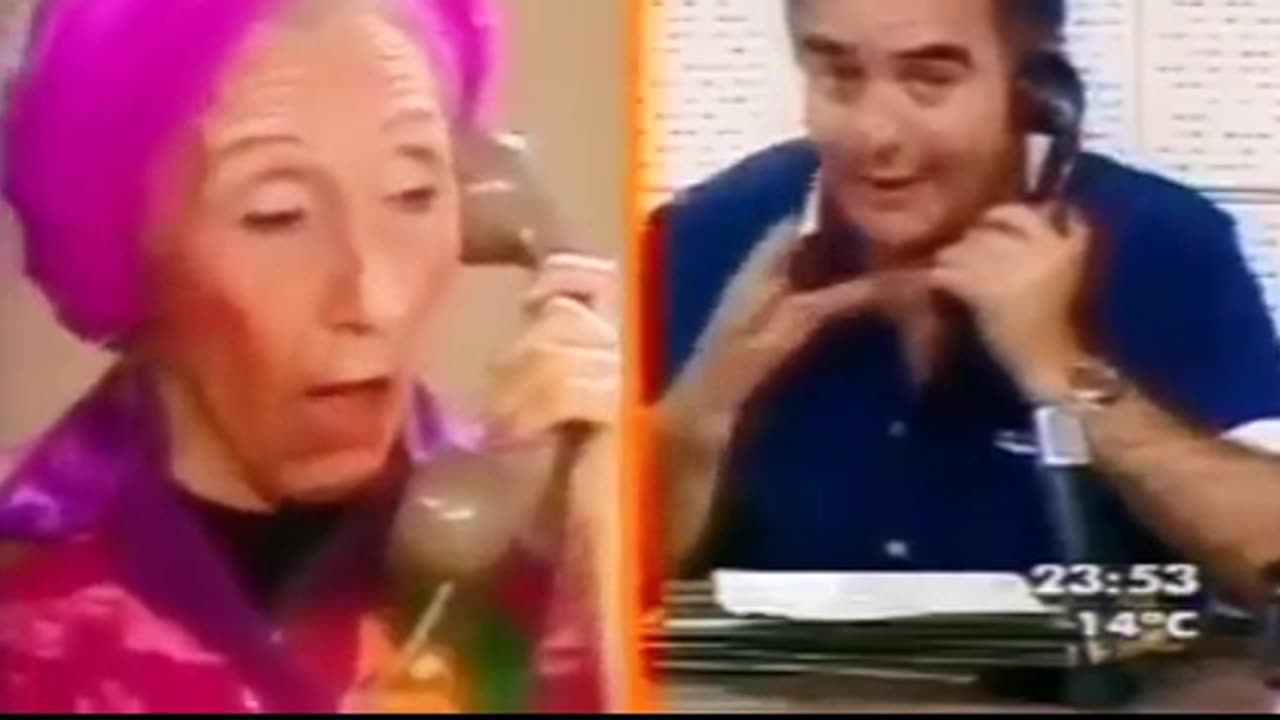 Mecha Bustos en un sketch en "Decalegron" - Canal 10 - (Uruguay, años 80)