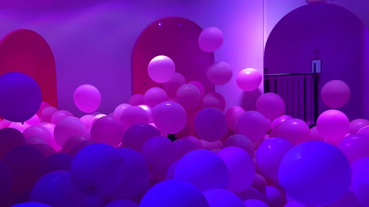 Balloon Room Surrounded by Invisible Glass