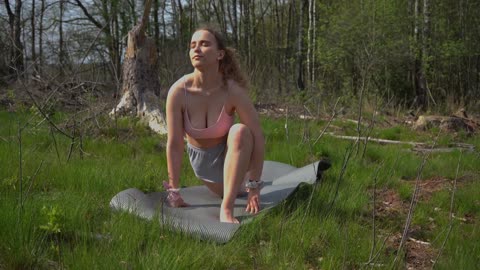 YOGA ON A SUNNY DAY