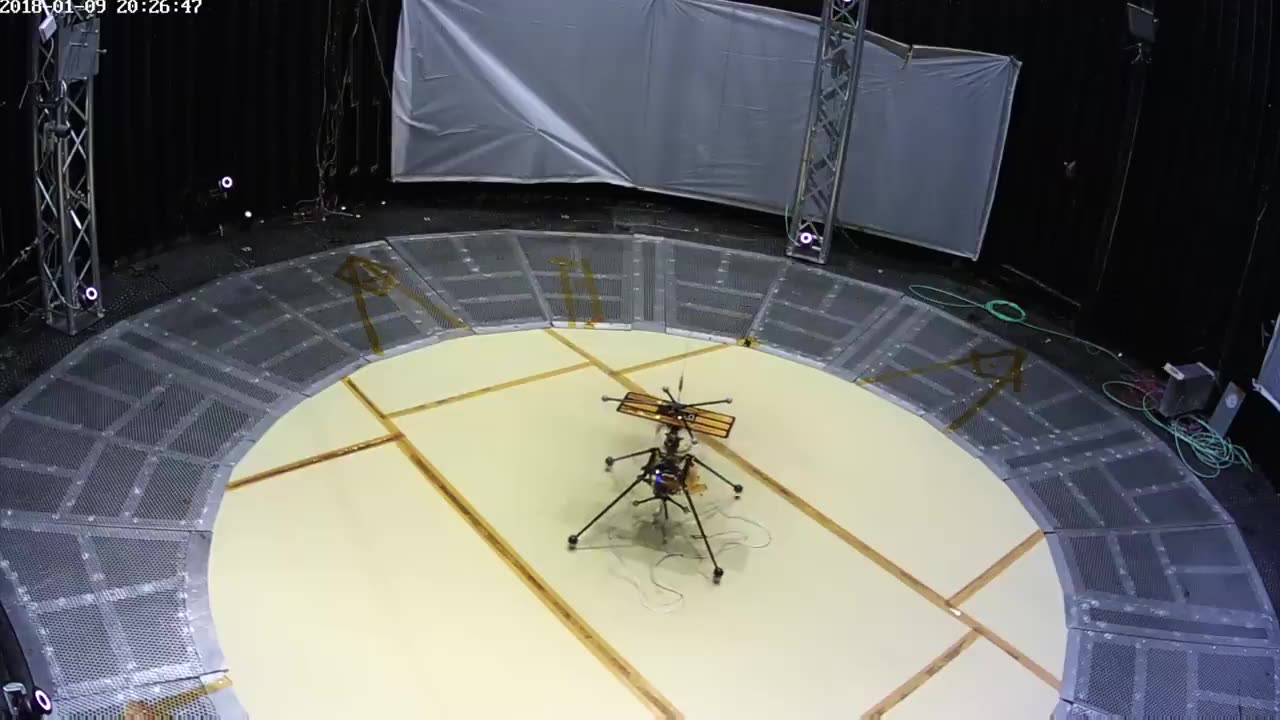 NASA Test Next Generation of Mars helicopters in the 25-Foot Space Simulator