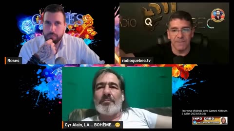 Extrait du Entrevue d'Alexis avec Games N Roses 5 juillet 2023 - Brics