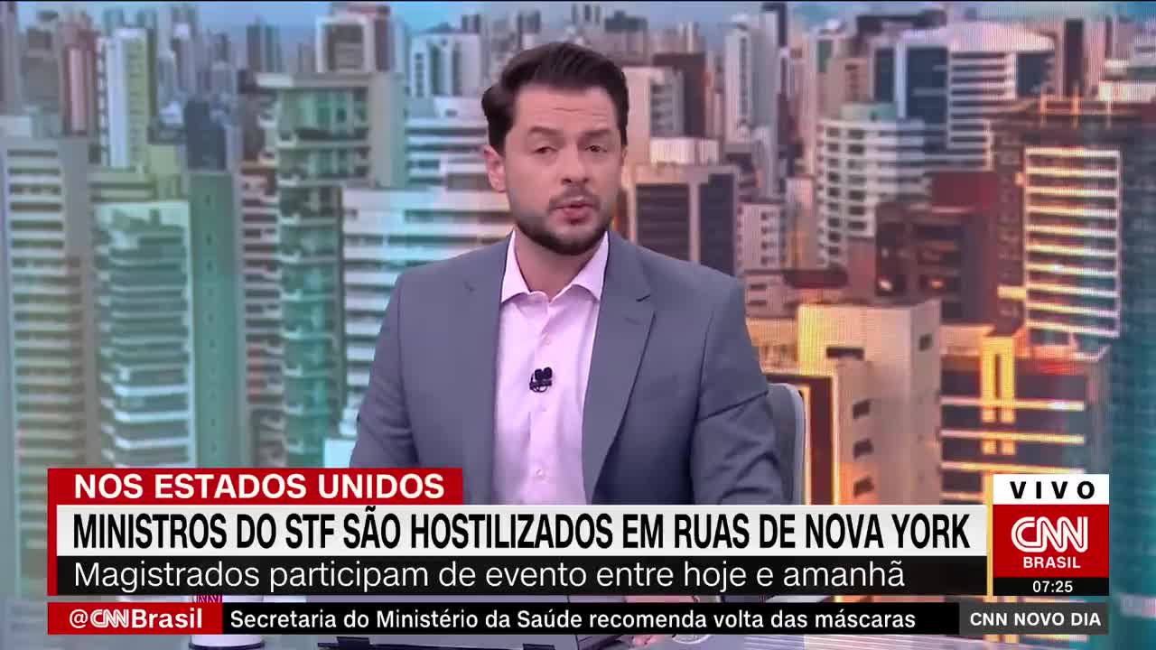 Manifestantes hostilizam ministros do STF na porta de hotel em Nova York | NOVO DIA