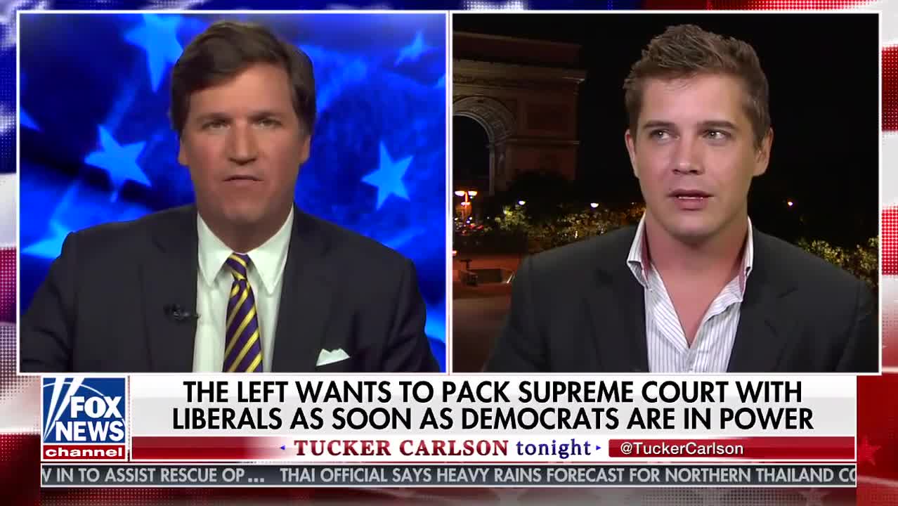 Tucker calls out liberal lecturer for wanting to stack SCOTUS