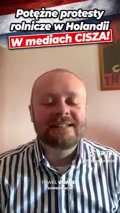 Potężne PROTESTY Rolników w Holandii !!! Media milczą...