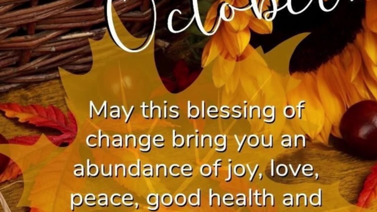 New Month of Blessings (October): Embracing Abundance, Grace, and Favor #youtubeshorts #jesus #god