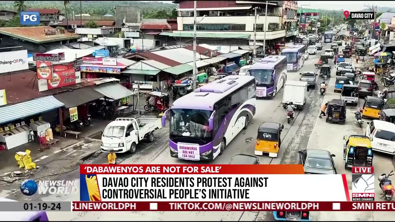 Davao City residents protest against controversial people’s initiative