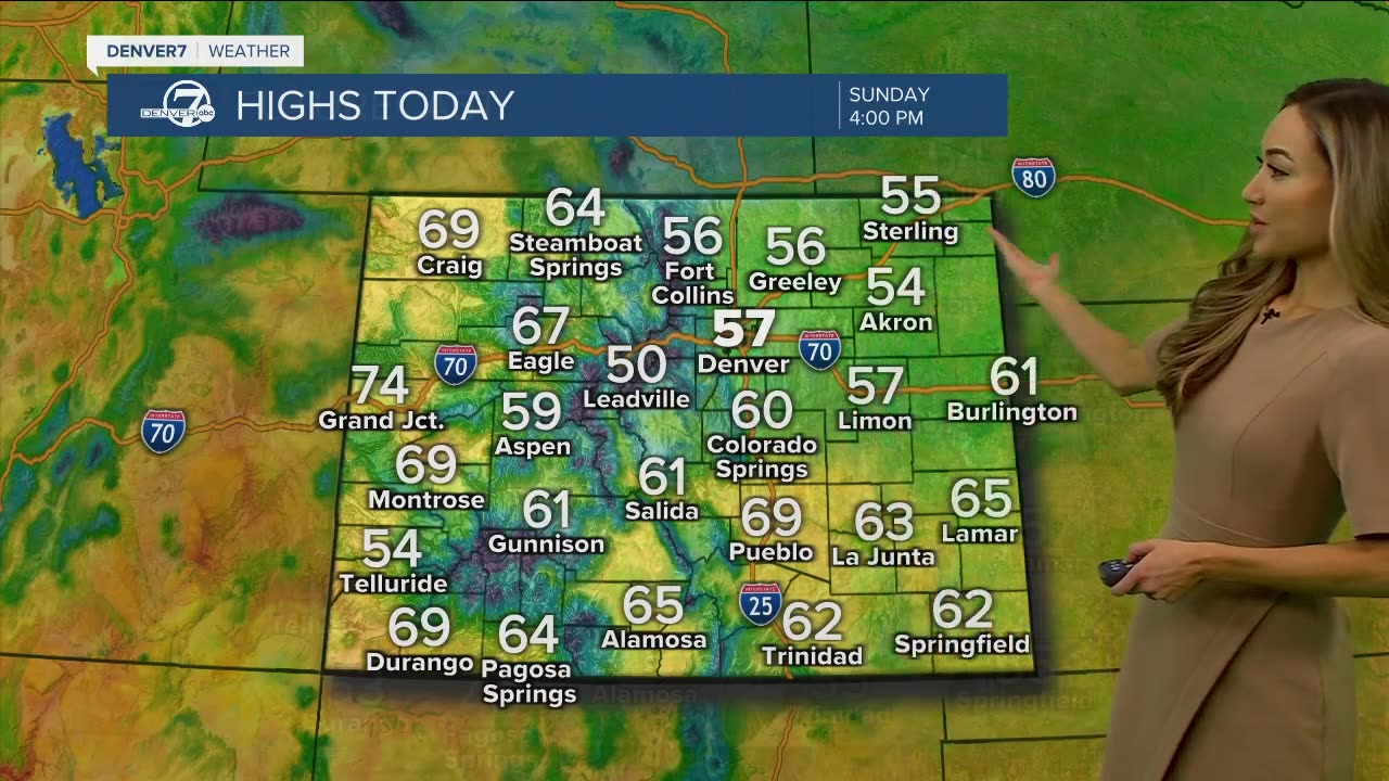 Cool and unsettled this Mother's Day in Colorado