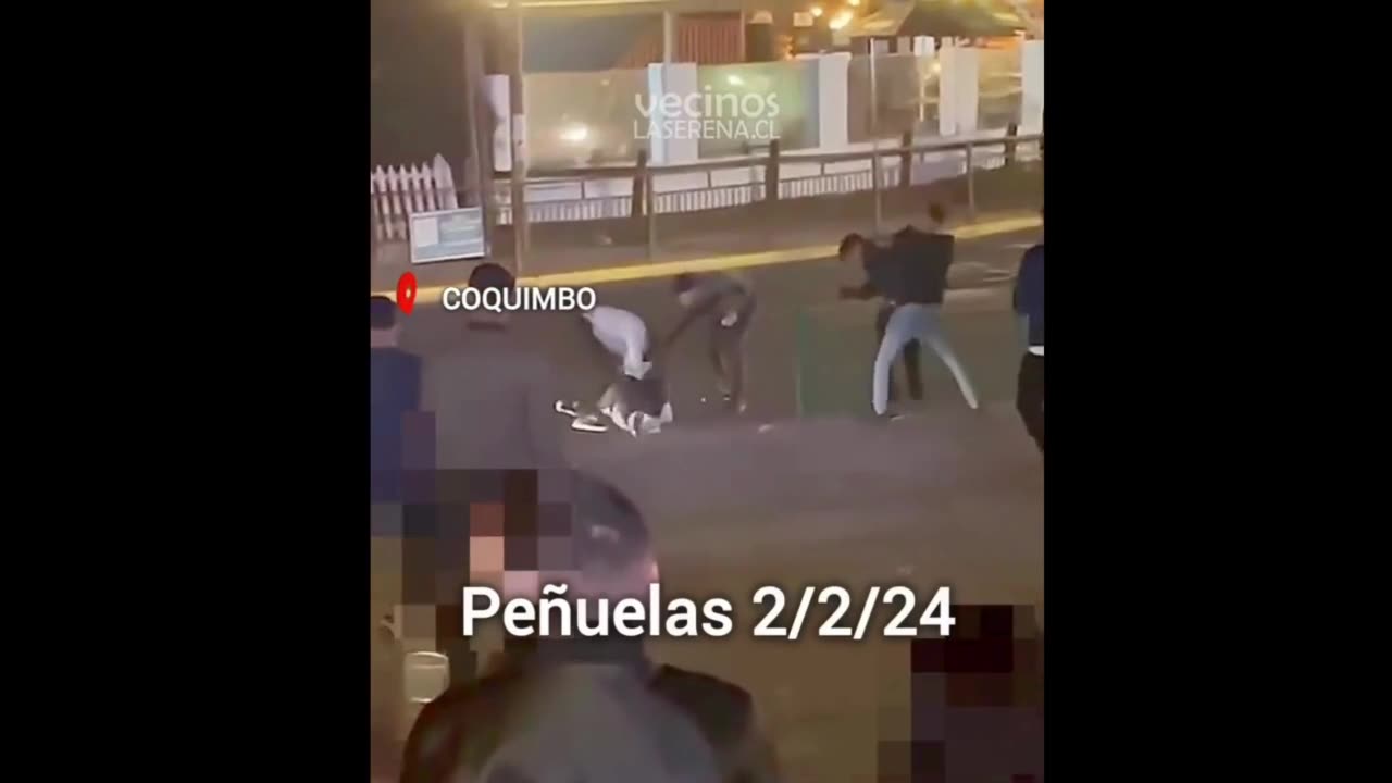 PELEA EN PEÑUELAS COQUIMBO