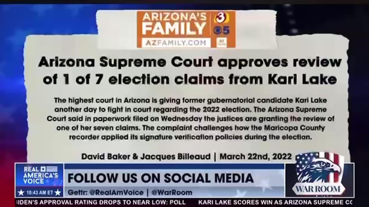 The AZ Supreme court ruled that KARI can do signature verification