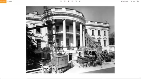 Reconstruction of the White House