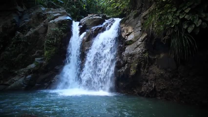 rocky waterfall sound