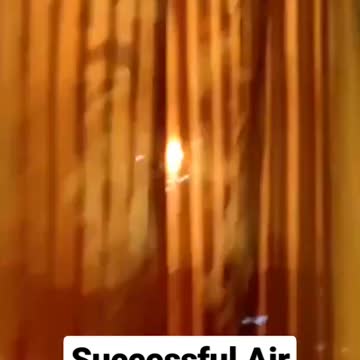 Ukrainian Air Defence Intercept over Kyiv,