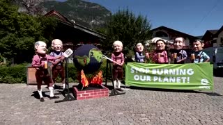 Anti-G7 protests take place near venue