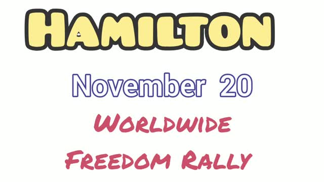 Worldwide freedom Rally : Hamilton