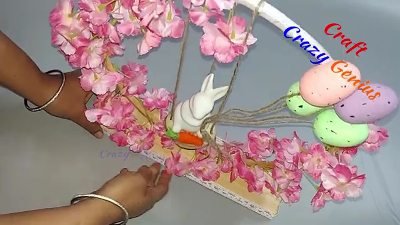 DIY 3 Low cost Easter Decoration idea with simple materials DIY Easy Easter craft idea 2024