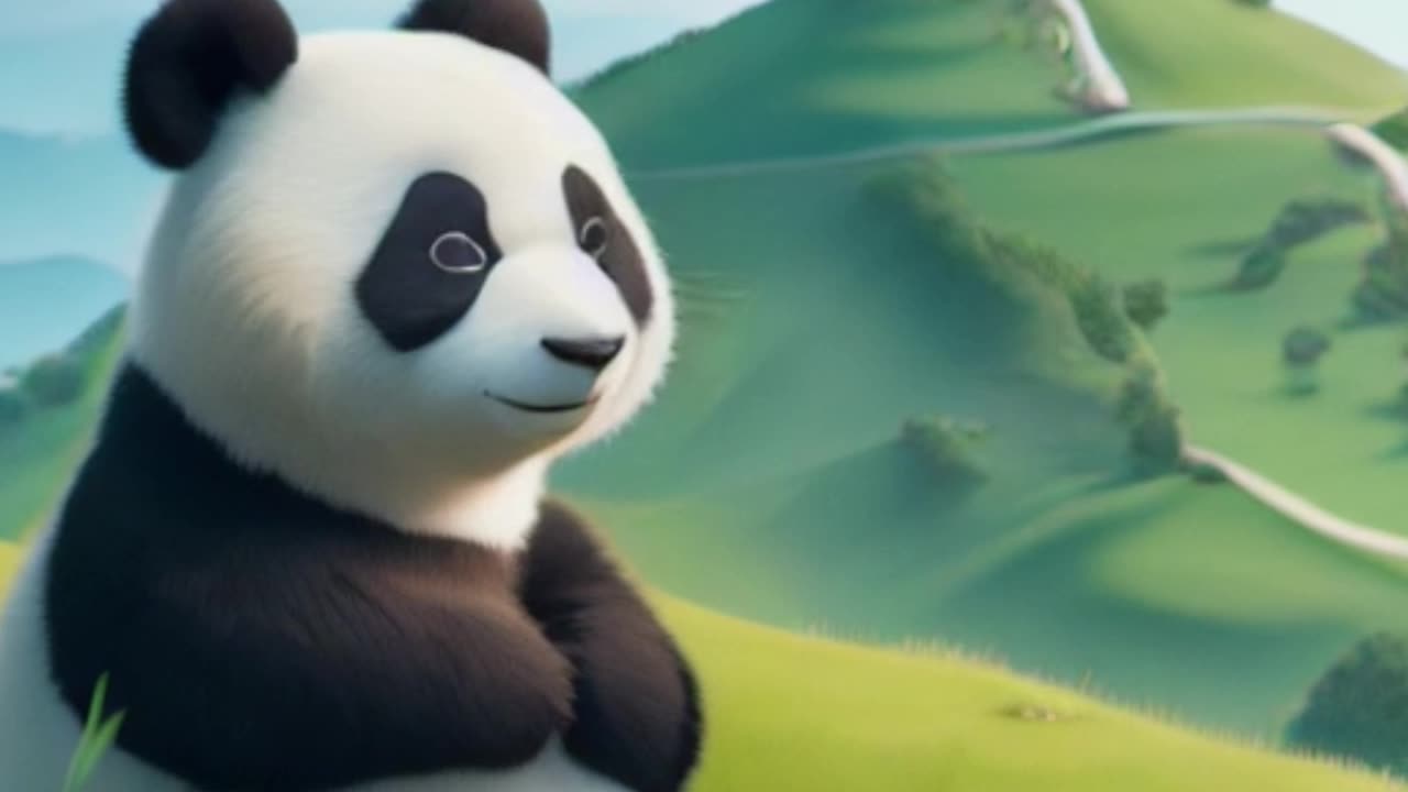 4k animated movie about pandas and baby deer #shorts #short #phimhoathinh #phim4k