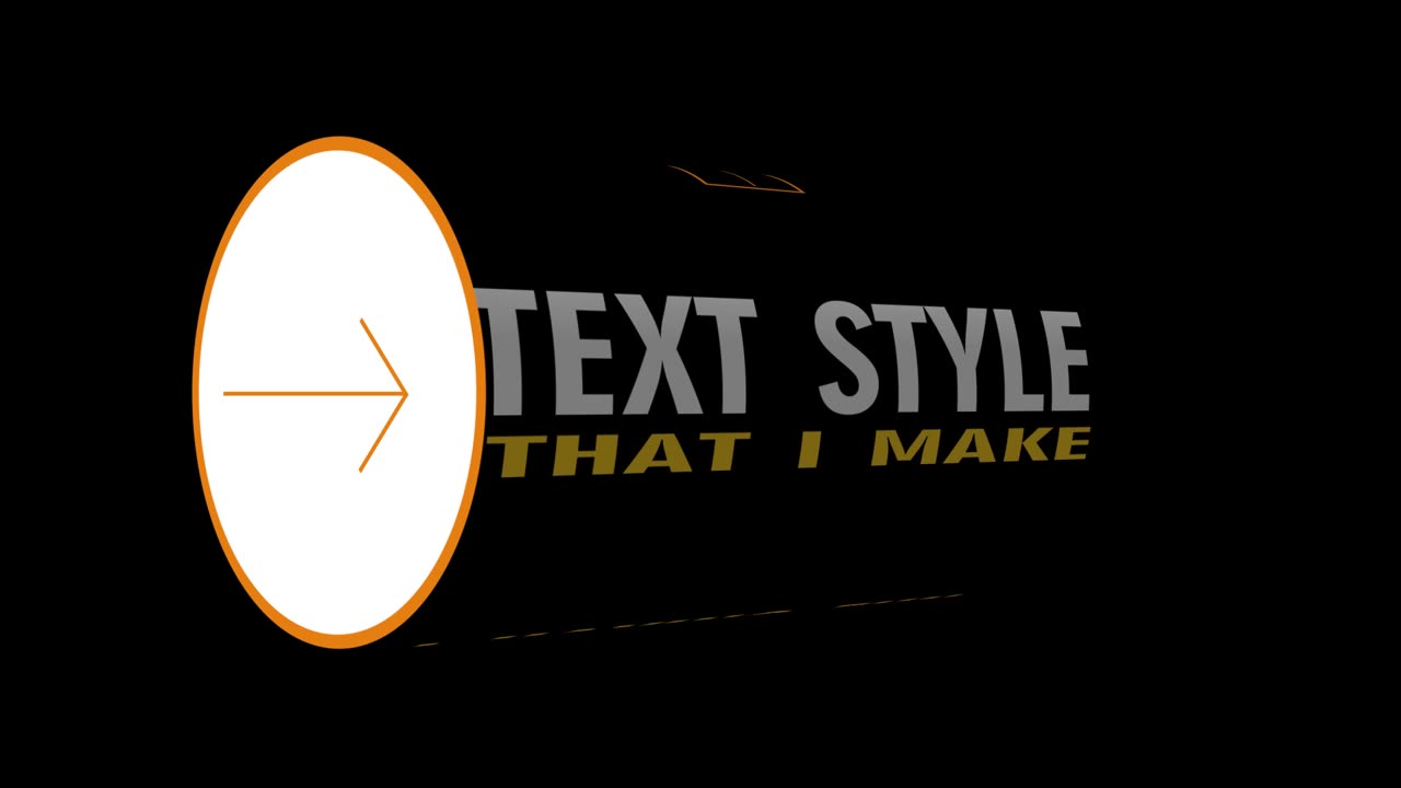 This a cylinder text motion graphic