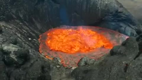 Footage of the Shiveluch volcano eruption