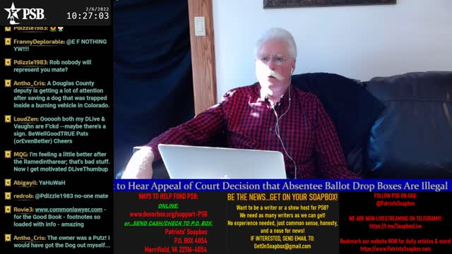 2022-02-06 10:00 EST - A Common Lawyer Comments: with Brent Winters