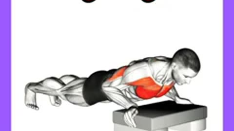 Inclined pushups