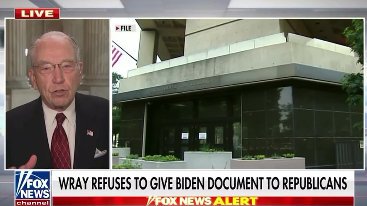 Grassley saw the document