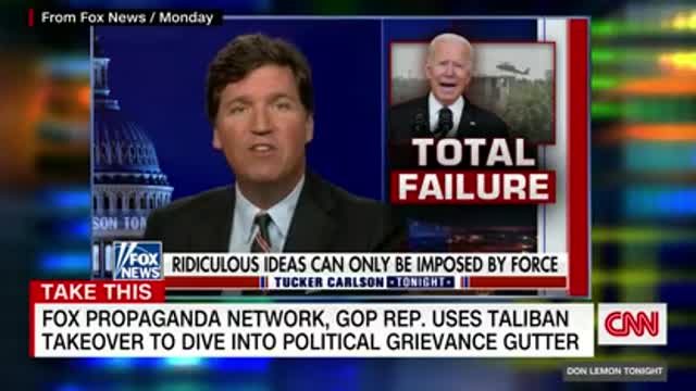 Lemon calls out carlson's 'Outlandish' take on Taliban takeover