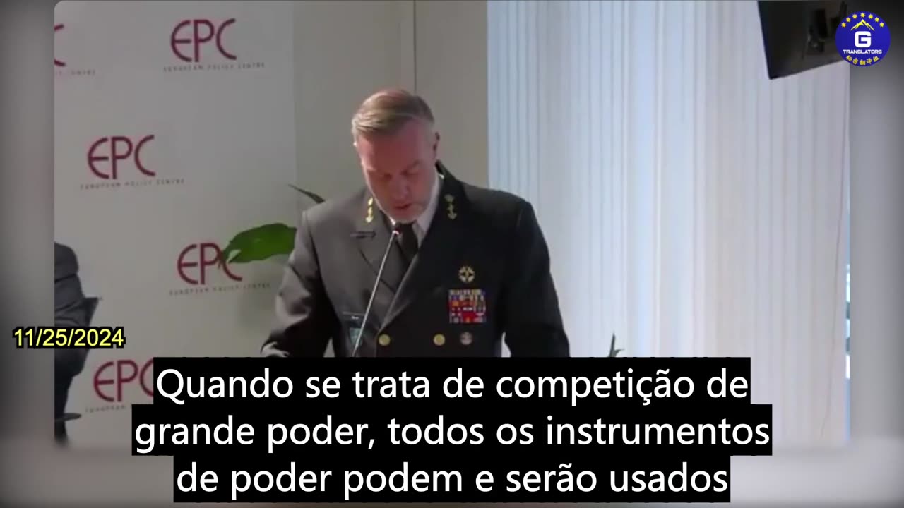 【PT】Presidente do Comitê Militar da OTAN pede que empresas se preparem para a guerra