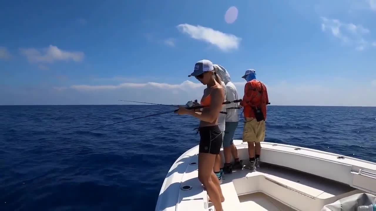 Snorkeling outdoors with a bikini-clad beauty 17