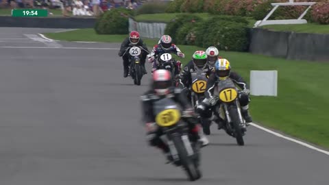 Troy Corser destroys the field on 89-year-old bike