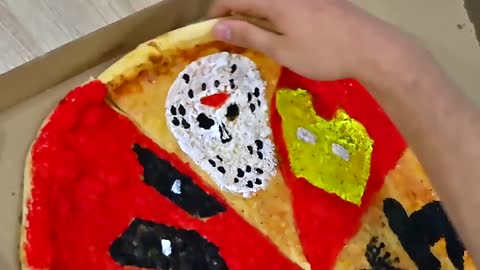 Superheroes and Super Bad Guy Pizza