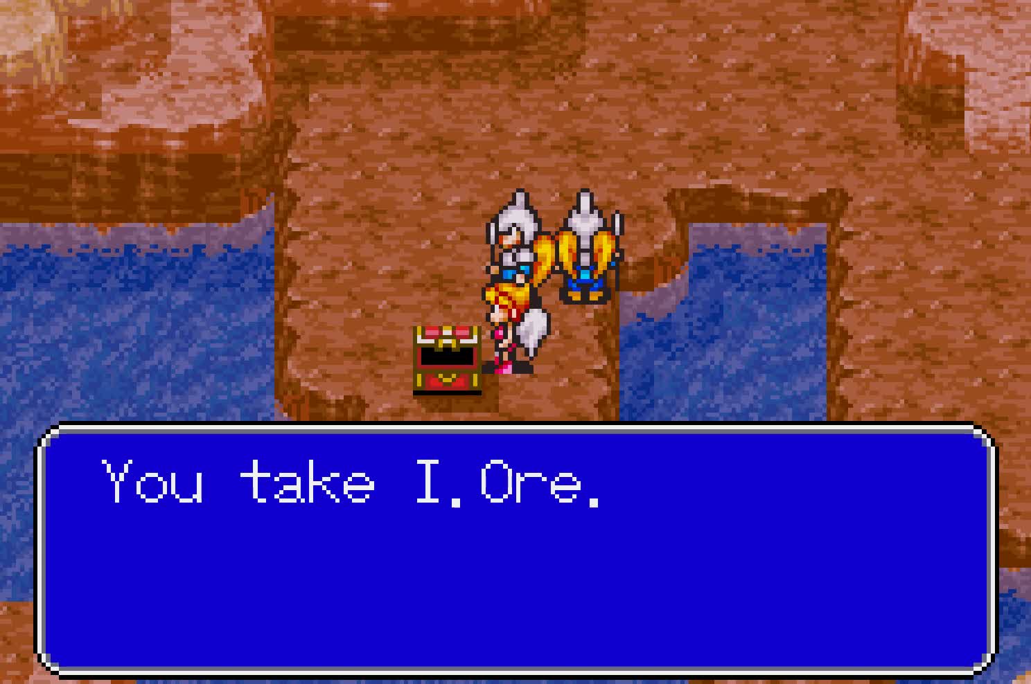 Breath of Fire 1 - Location of I. Ore in Aura Cave