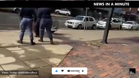 Man DISARMS SAPS police officer _ NEWS IN A MINUTE