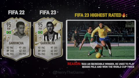 FIFA 23 HIGHEST RATED ICONS IN FIFA 23 😱🔥 ft. Pelé, Ronaldo, Maradona