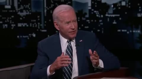 President Joe Biden Visits Jimmy Kimmel Live