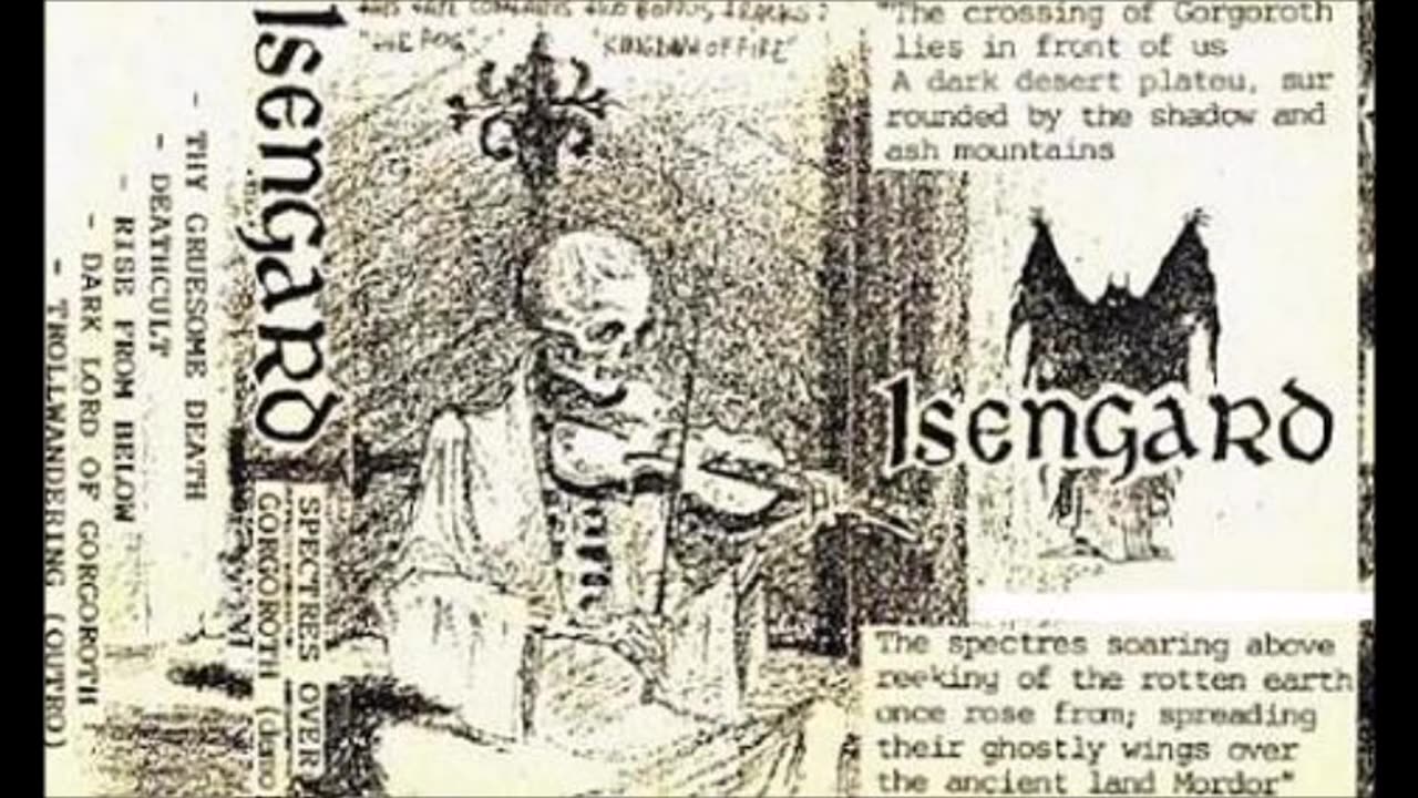 isengard - 1989 - spectres over gorgoroth [demo]