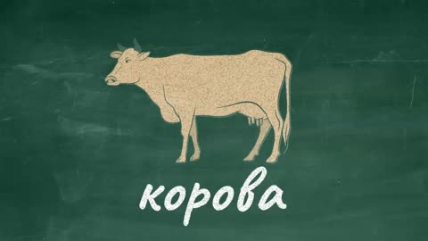 Домашние животные. Haustiere. Domestic animals. Russian for kids.