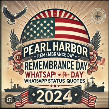 Today we remembered pearl harbor day on this day 12/7/24