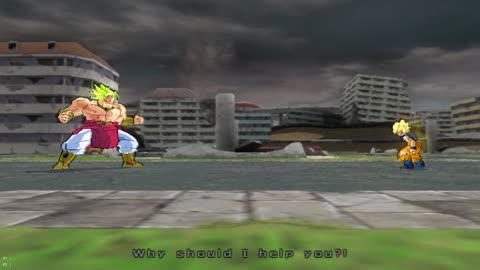 z fighters vs Broly( Roshi takes the win)