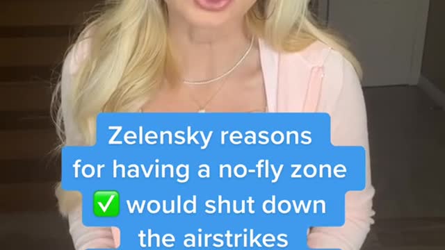 President Zelensky is NOT happy about the NATO decision to not enforce a no-fly zone