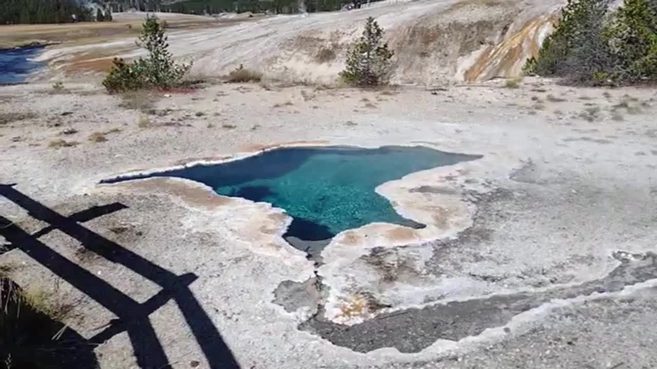 Blue Star Spring Yellowstone National Park