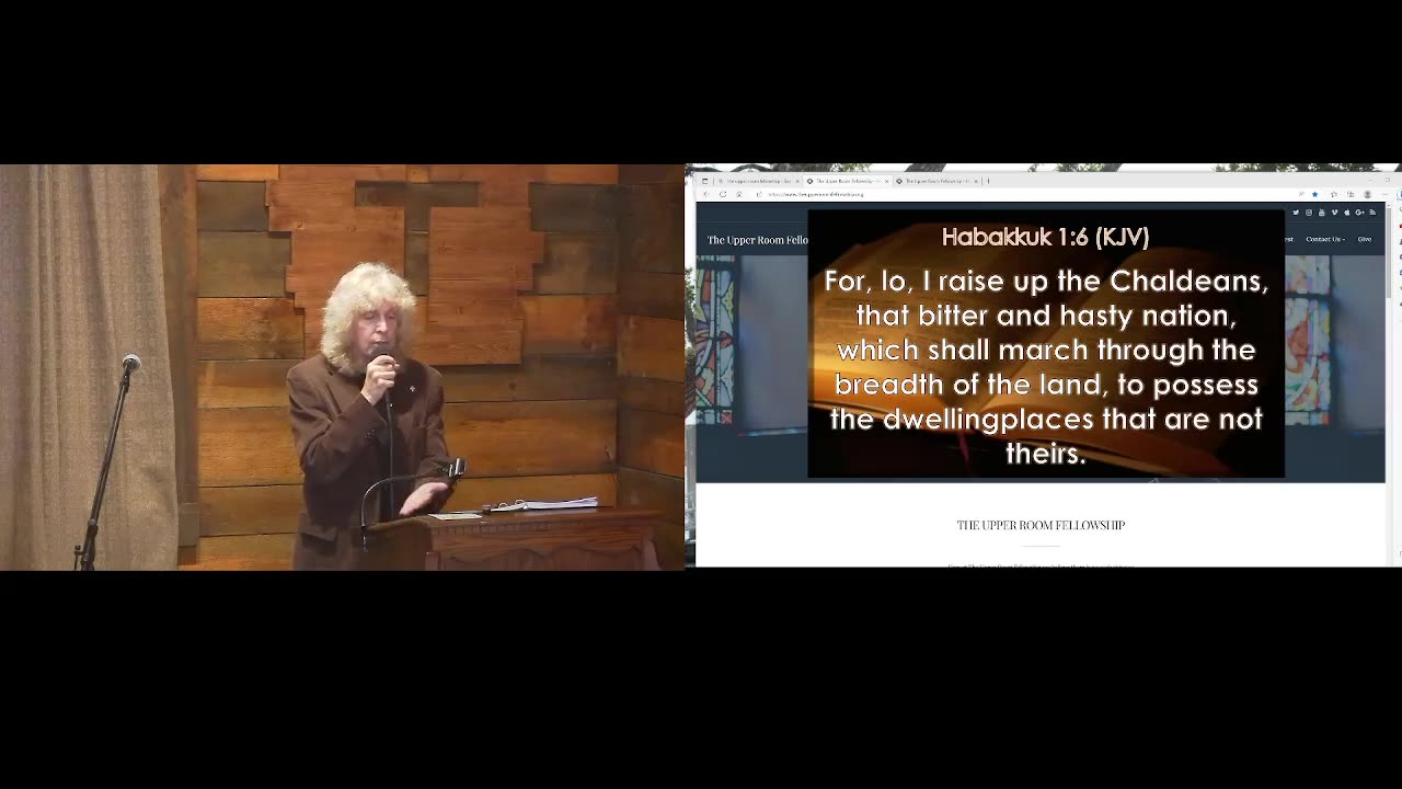 The Upper Room Fellowship - "Palm Sunday World Update with Communion"