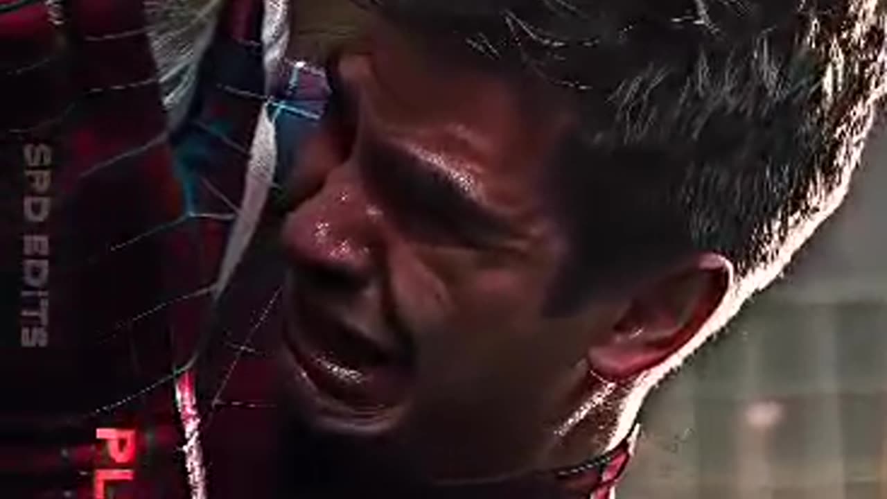 Spiderman sad scene