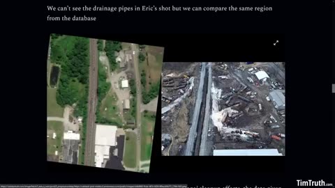 MYSTERY OF THE PRE-PLACED ORANGE CAR BY THE OHIO RIVER DRAINAGE PIPES